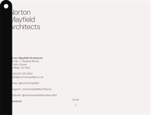 Tablet Screenshot of nortonmayfield.co.uk